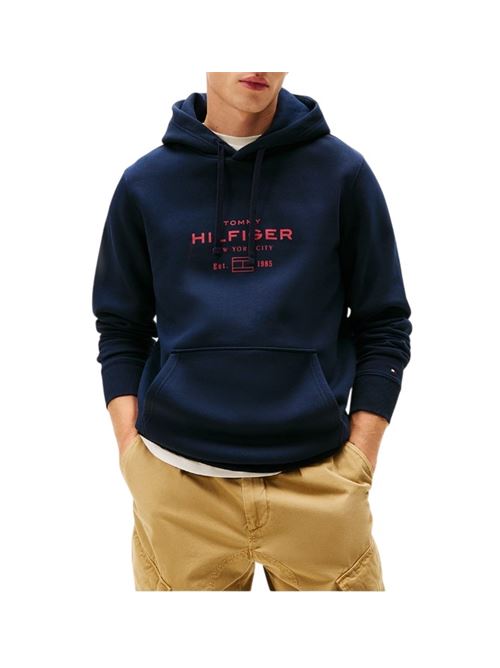 oval graphic hoodie Tommy Hilfiger | MW0MW40864DW5.DW5